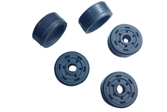 High temperature resist and no oil leak Shock Absorber Piston with 6 square grooves